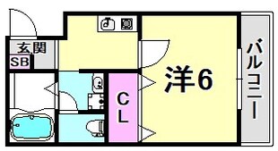 フォルム浦風町の物件間取画像